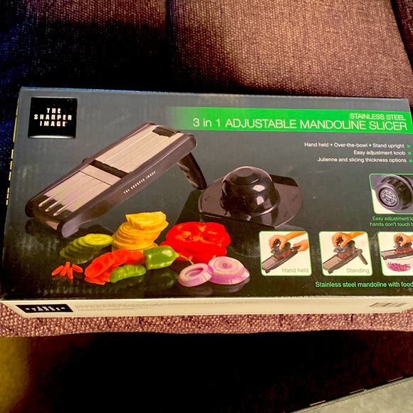 The Sharper Image Kitchen Mandolin Slicer Stainless Steel Poshmark